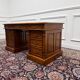 Classic English Desk Brown Leather