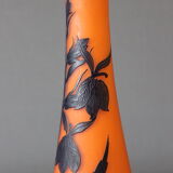 Glass paste vase by Richard circa 1920