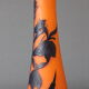 Glass paste vase by Richard circa 1920