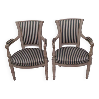 Fauteuil directoire de style Louis XVI