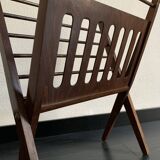 Vintage magazine rack 1960 Cees Braakman vinyl magazines - 56 x 45 cm