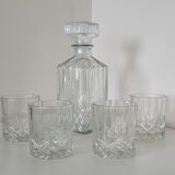 Whisky decanter 900 ml and 4 glasses 230 ml