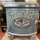 Art Deco enamelled cast iron stove Deville Le Non Pareil circa 1930