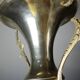 Large decorative onyx and gold metal cassolette, Italy 1960s-70s.