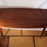 Varnished wood coffee table 1950