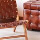 Pair of Teak & Leather heaters - model "Los Angeles" - Olivier de Schrijver
