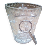 Glass ice bucket in good condition
