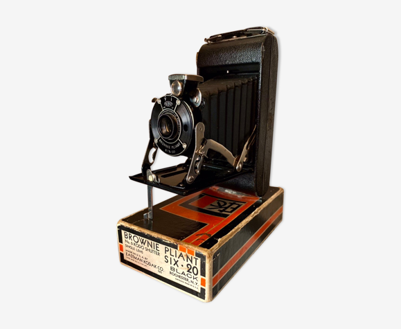 Appareil photo à soufflet Kodak, Brownie pliant Six.20, circa 1930 | Selency