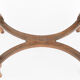 Oval oak pedestal table
