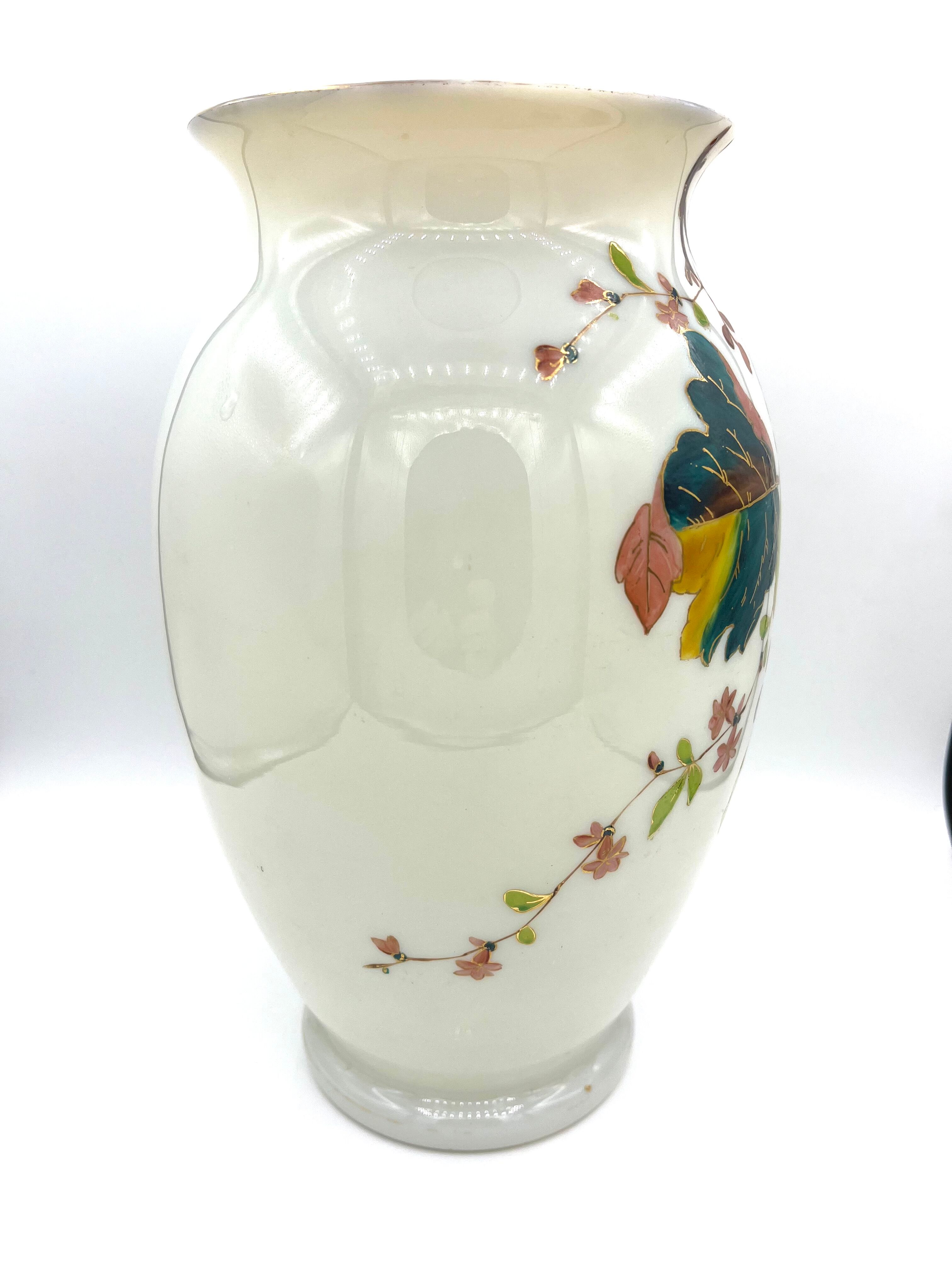 Pair of opaline vases early twentieth century