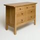 Commode 7 tiroirs en chêne massif