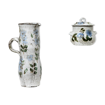 Beautiful set of a jug and a soup tureen, by Albert Thiry.