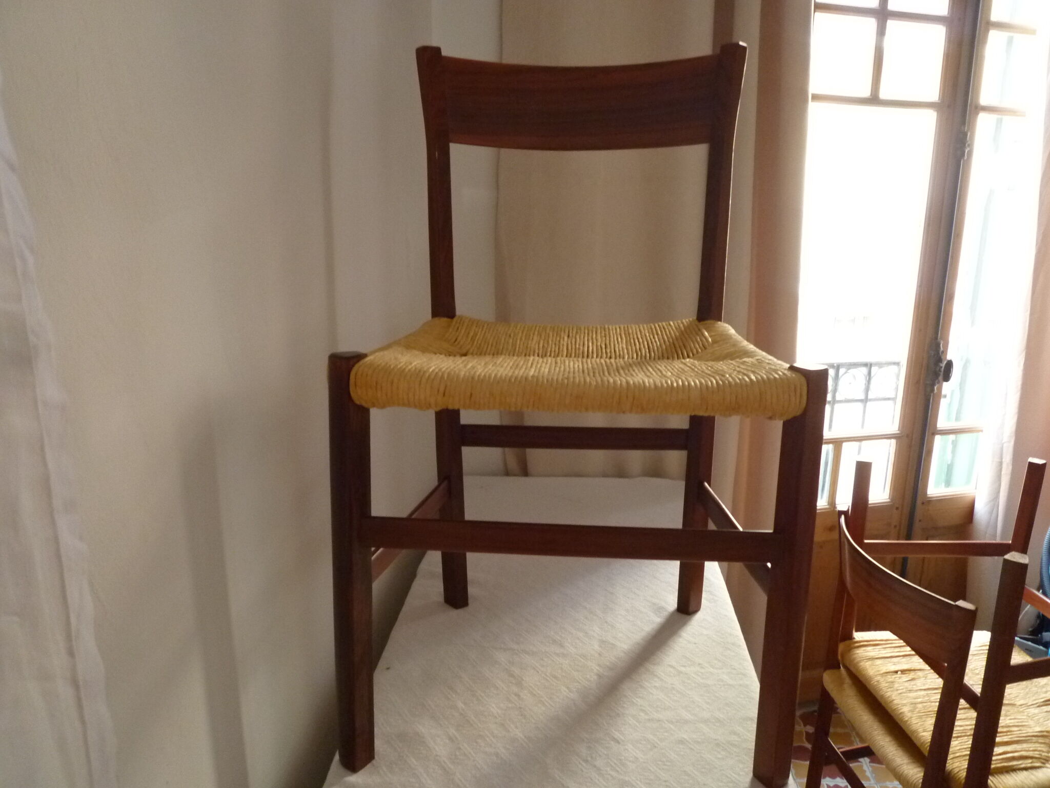 Set of 6 chairs Scandinavian rosewood