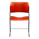 Chaises 40/4 par David Rowland - Rouge et Brown, Vintage 1970s, OF USA