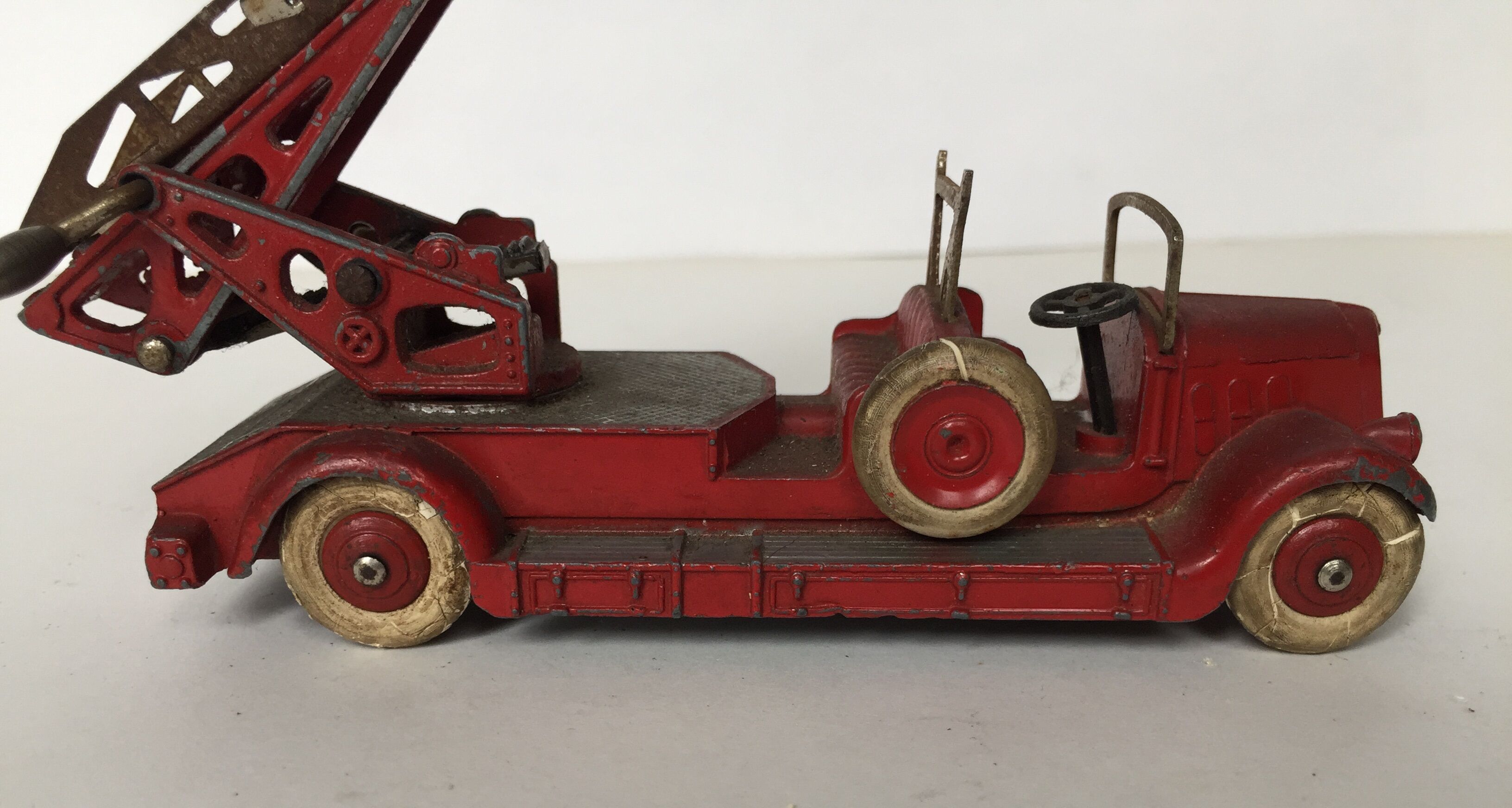 Miniature old fire truck