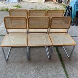6 chaises Cesca de Marcel Breuer