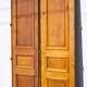 Double old door, old wooden door, large vintage door