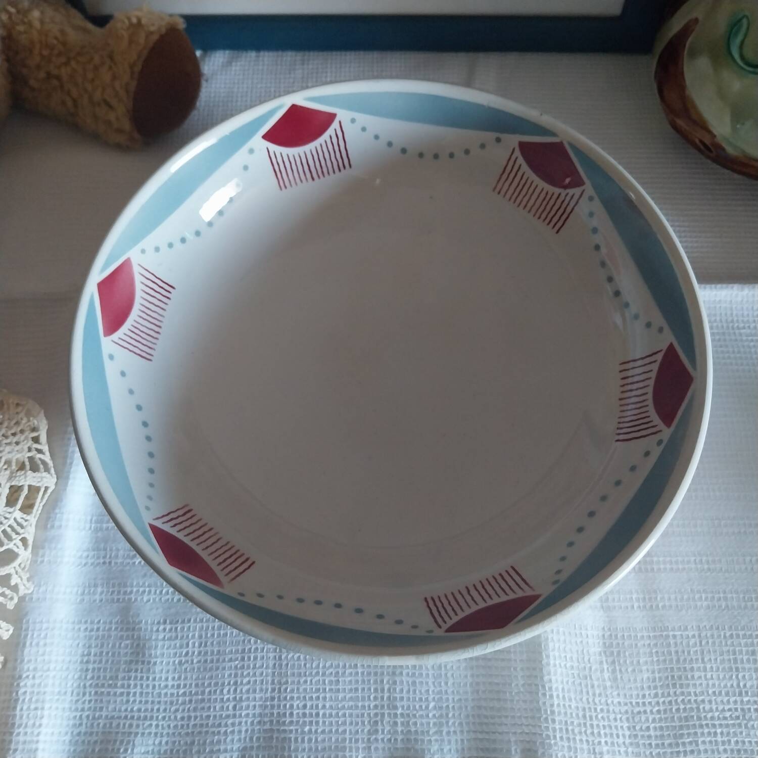 Vintage Art Deco compote dish Lunéville K&G