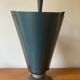 1950 umbrella stand, perforated sheet metal and brass