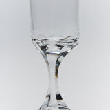 6 Baccarat wine glasses from the rare Narcisse model, 1971