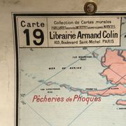 Carte pédagogique Amérique du Nord politique juin 1950