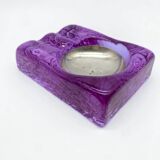 Cendrier « Violet Murano & Silver », 1970s