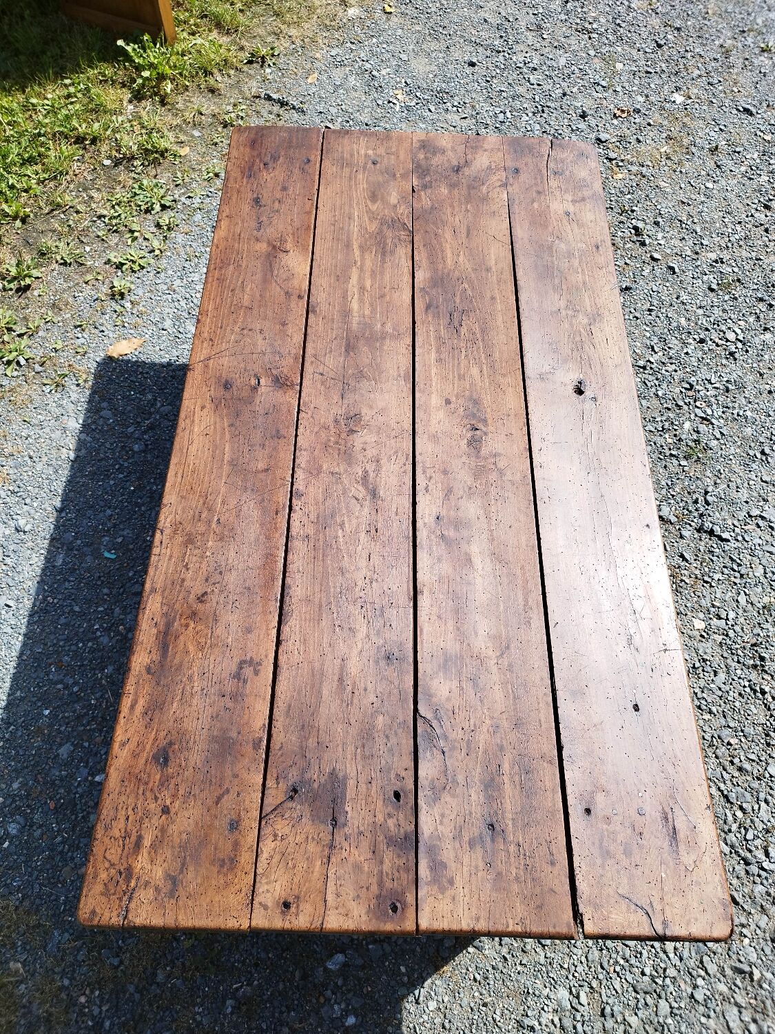 Table basse de ferme rustique