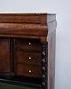 Secretary – Polished oak – Green felt cloth & brass handles – 4 drawers – 1820s