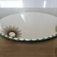 Old round, beveled, art deco mirror, 1940s-50s