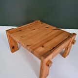 Modern Scandinavian coffee table in pine by Yngve Ekström