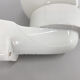 1950's Ceramic & Opaline Glass Wall Lamp, Czechoslovakia