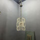 Chandelier en verre de Murano des années 1970