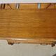 Small oak sideboard, rotating tray