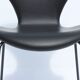 Ensemble de trois chaises séries Sept, modèle 3107, conçu par Arne Jacobsen