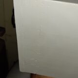 Old oak and marble chest of drawers