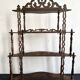Large Napoleon III turned wood shelf, France 19th century