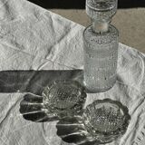 Small glass ashtray in the shape of a flower France Reims Brand MO