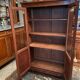 Mahogany and bronze showcase bookcase in Return from Egypt style
