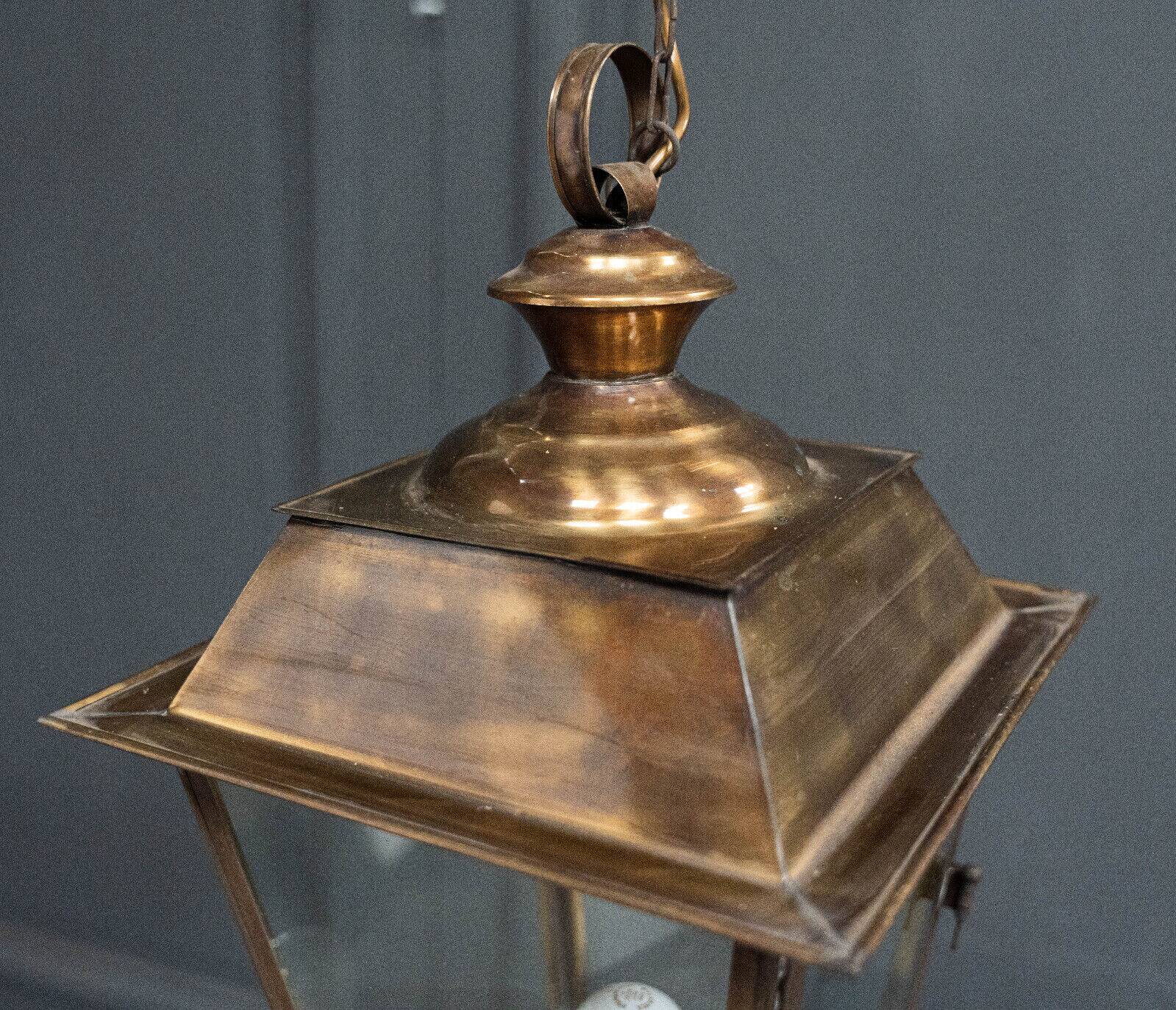 Copper or brass lantern mid-twentieth 1960