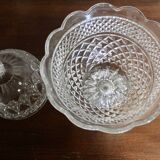 Vintage glass candy dish