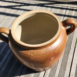 Old pot, stoneware salt cellar