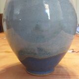 Blue ceramic vase