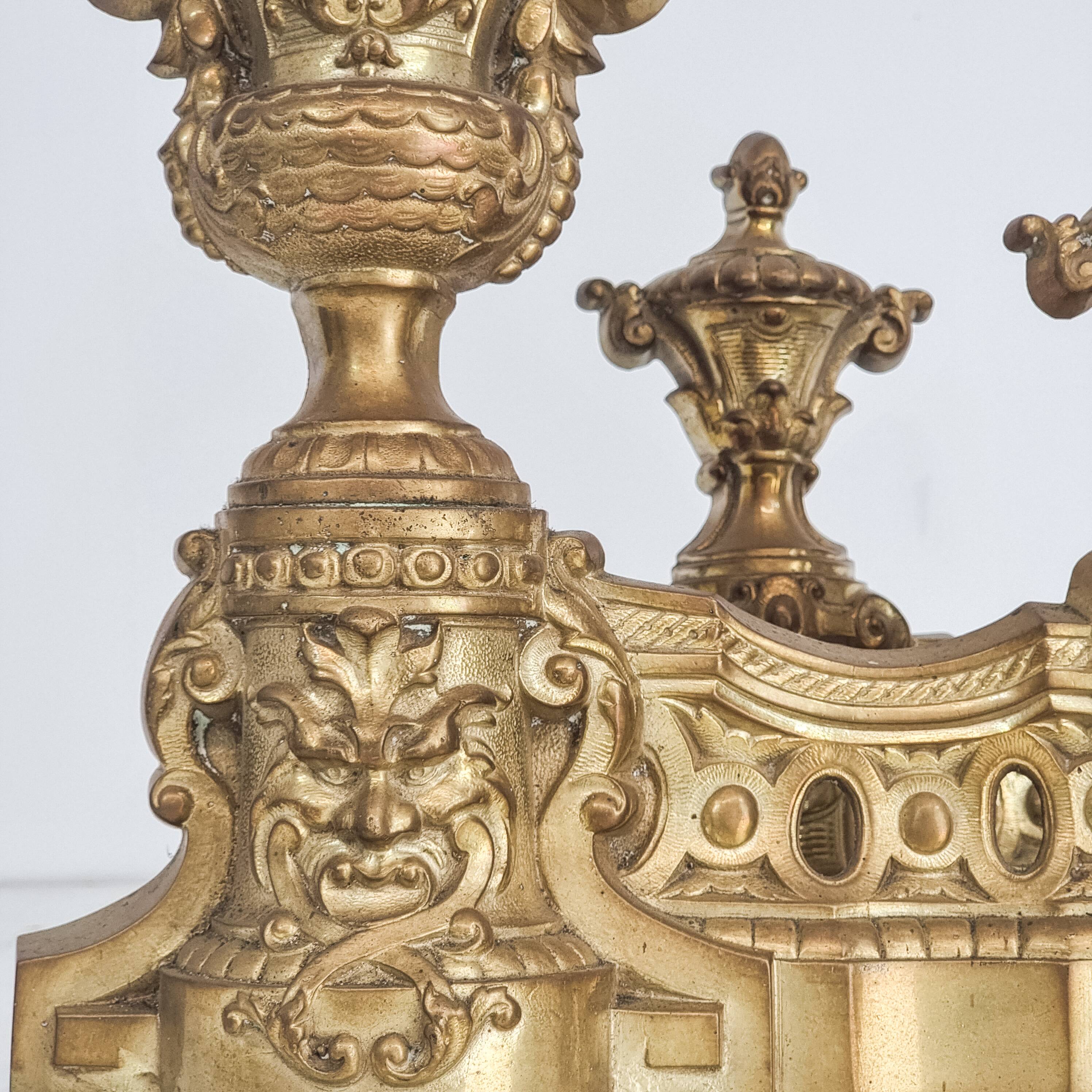 Pair of late 19th andirons