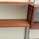 Scandinavian teak String shelf unit