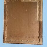 Old photo framed under glass