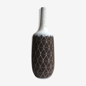 Céramique vase soliflore midcentury