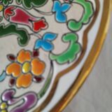 Decorative Floral Plate by Jose Royo Vilar, Spain