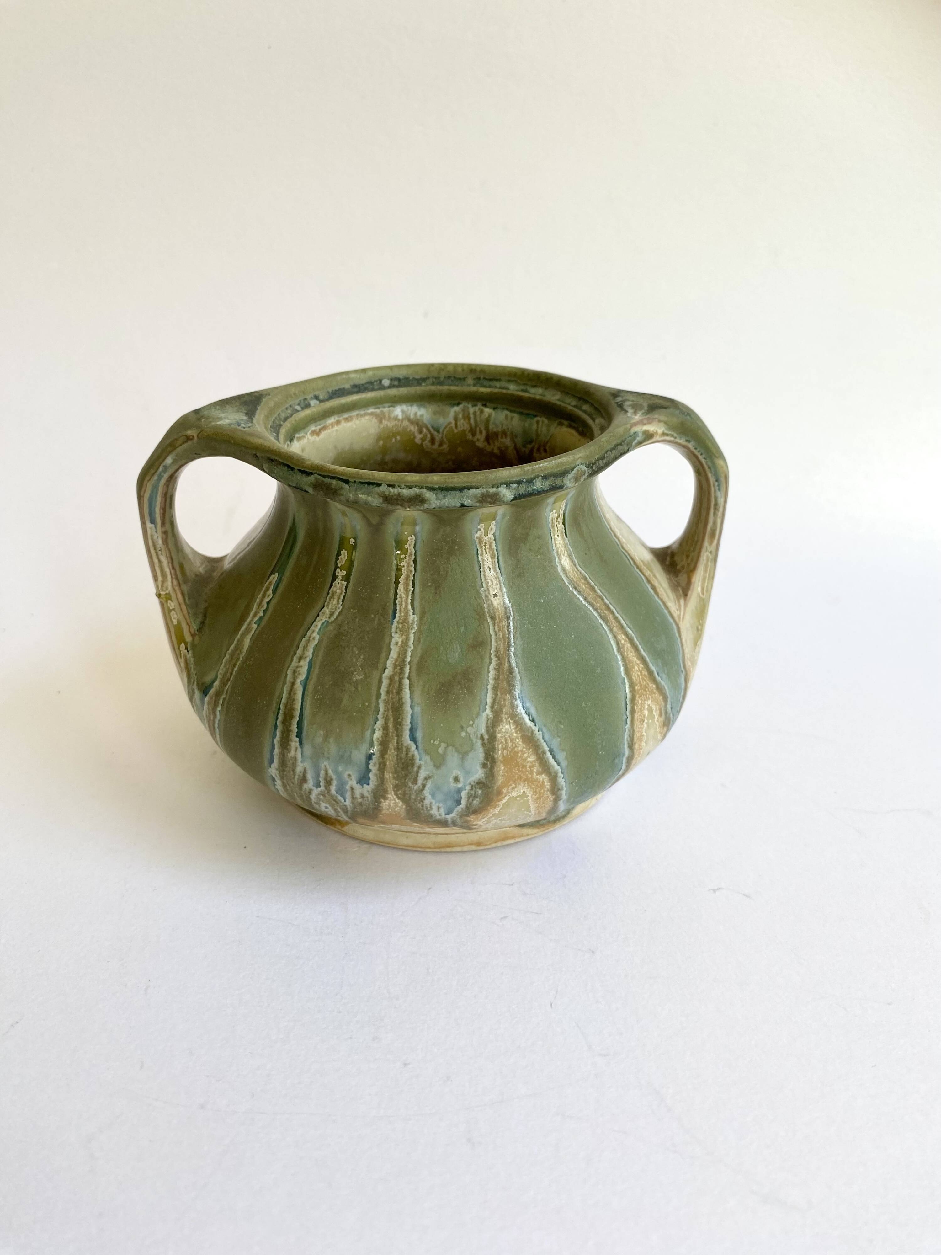 Denbac pot, flamed stoneware 1920
