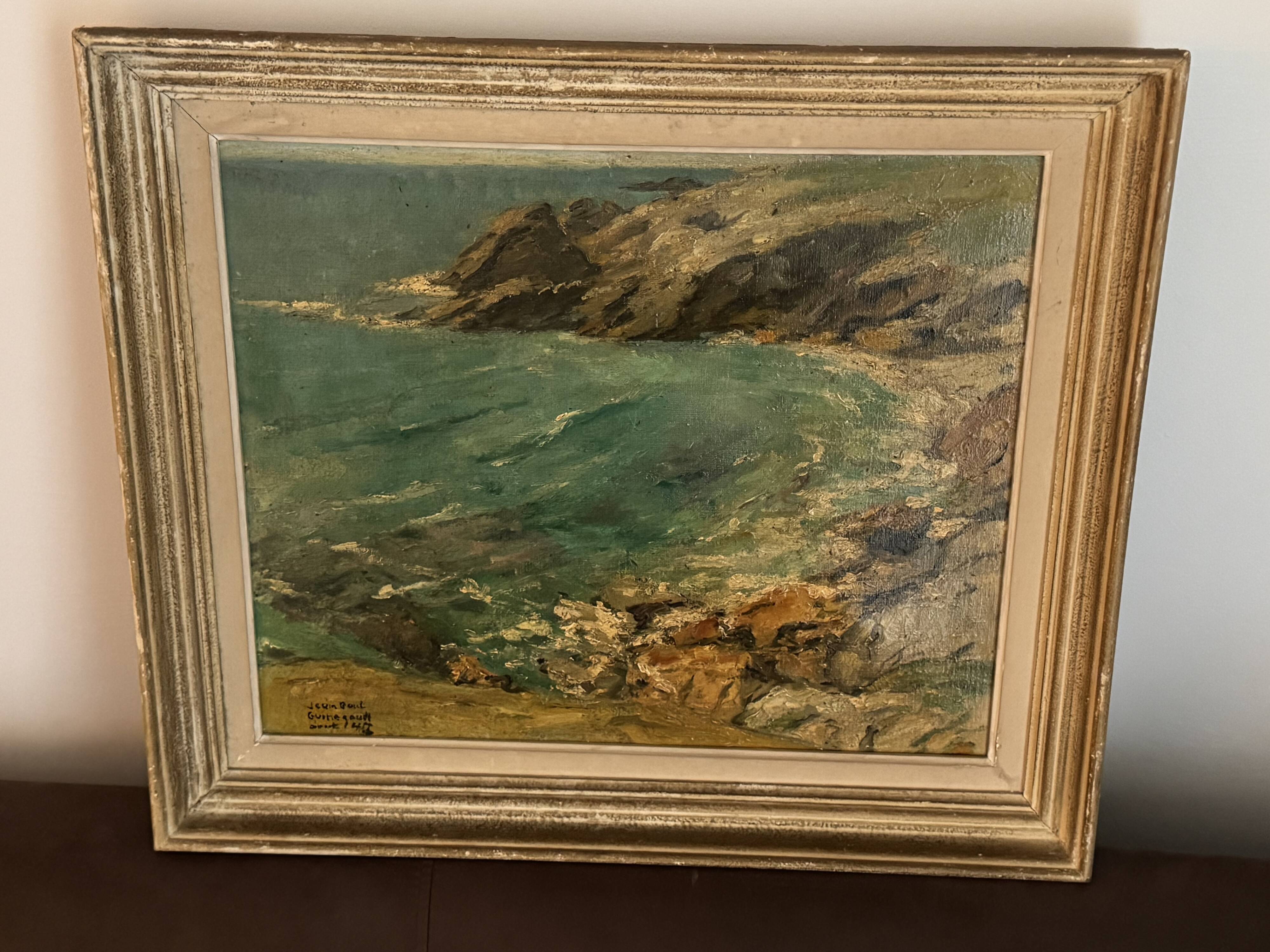 Seascape by Jean Paul Guinegault (1948)