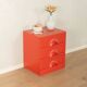 Red chest of drawers by Schönbuch in characteristic Space Age design from the 1970s